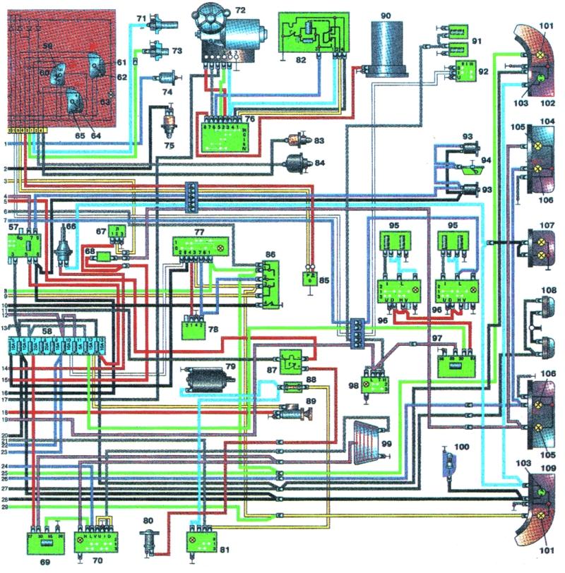 Схема газ 3110 картинка Схема газ 3110 картинка